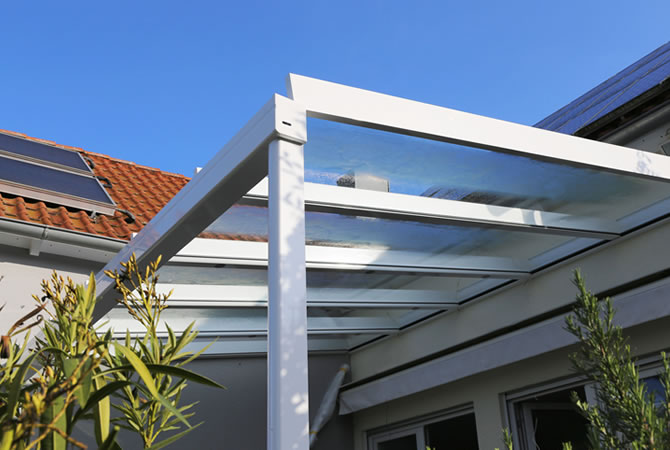 Beyond onbekend klem Glazen terrasoverkapping, overkapping in glas: prijs, tips & advies